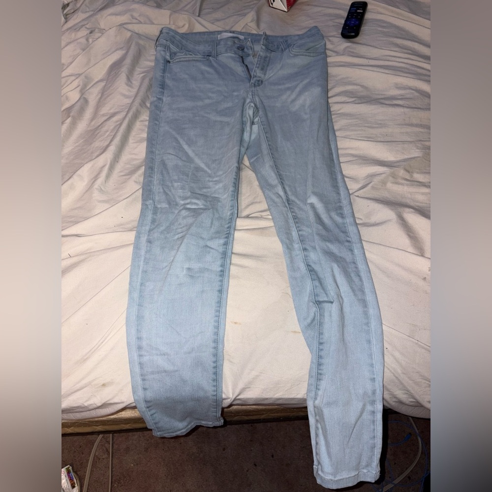 Uniqlo Women's Skinny Jeans in Light Blue